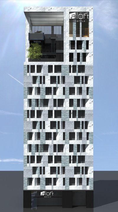 台北中山雅乐轩酒店外观效果图