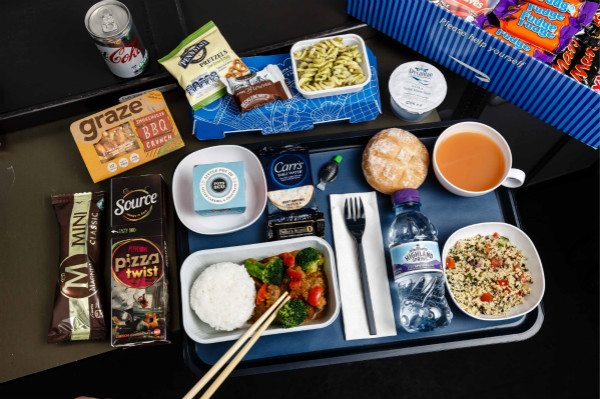British Airways' new World Traveller catering - Japanese meal (with soft drink)_meitu_1.jpg