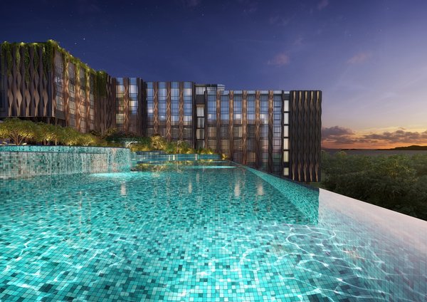 The Outpost Hotel是时尚成年人岛屿度假酒店，可以俯瞰南海