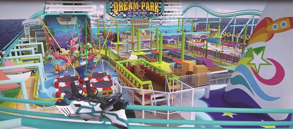 星梦邮轮“环球级”邮轮将设全球首个海上主题乐园“星梦乐园”并配备全球最长海上过山车。