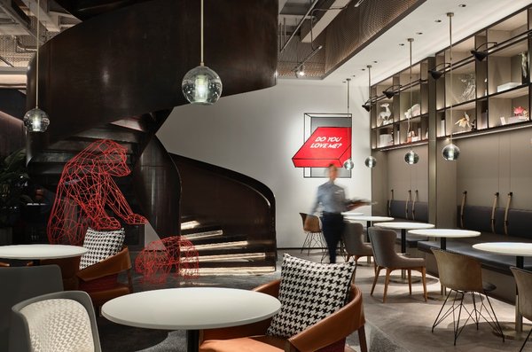 酒店大堂开放式共享空间