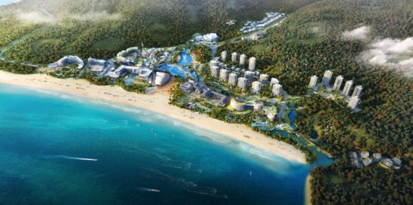 佳兆业金沙湾国际度假区(规划效果图) 佳兆业金沙湾国际度假区(规划效果图)