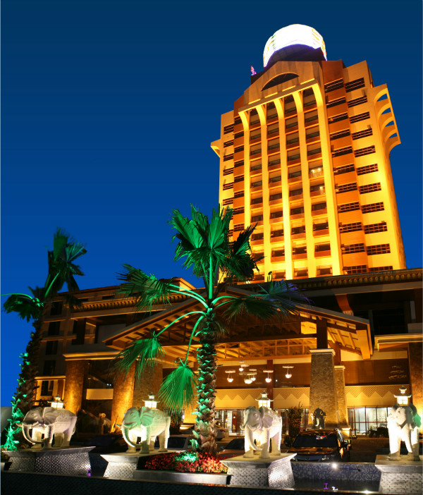 酒店外观这家中高端的金德宝都喜公主温泉度假酒店位于华南的广东省