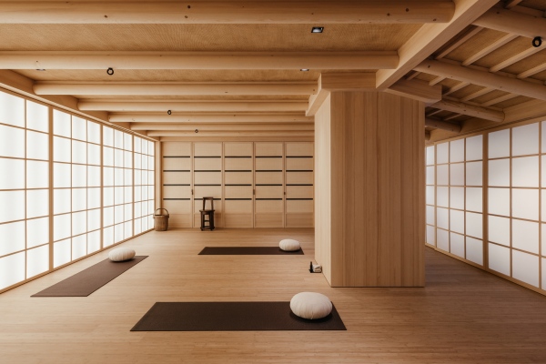 Aman Le Melezin, France - Spa and Wellness, Yoga Room_副本.jpg