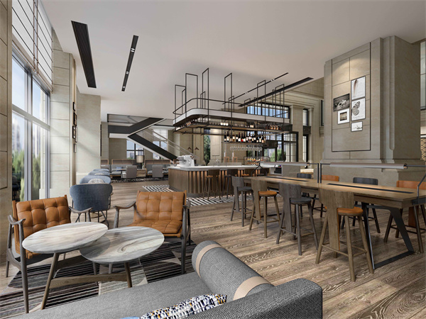 上海浦东滨江喜来登酒店-More by Sheraton咖啡吧效果图.jpg