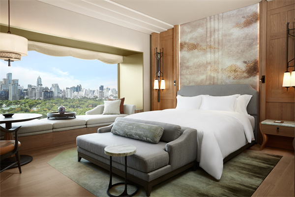 Each guest room at the new Dusit Thani Bangkok boasts a panoramic vista of Lumpini Park.jpg