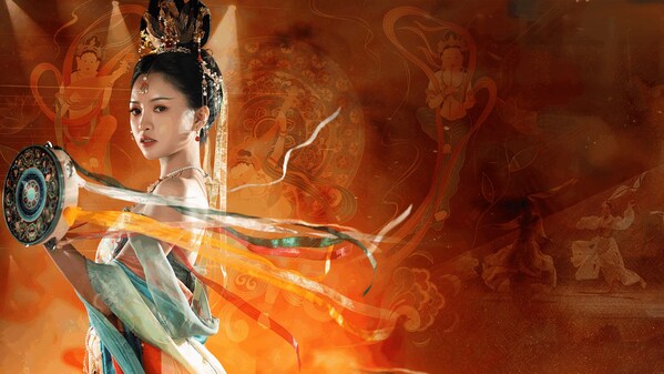 ”行走的壁画“首个海上敦煌服装秀