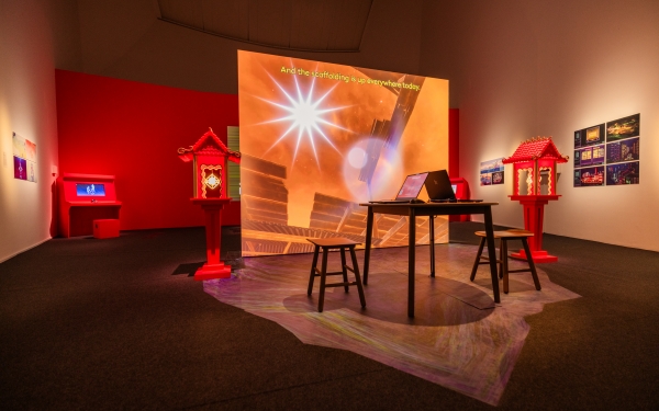 1759316816.jpg New Village (2025) by Debbie Ding in Chapter 4 - From Console to Cosmos - Credit to ArtScience Museum_副本.jpg