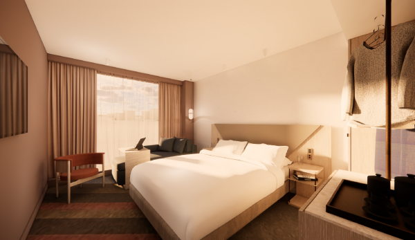 1775719870.png Rendering of Guestroom at Novotel Melbourne on Collins showcasing functional urban living_副本.png