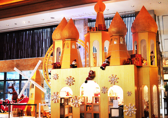 杭州西溪喜来登酒店以“金色城堡”为主题庆祝圣诞