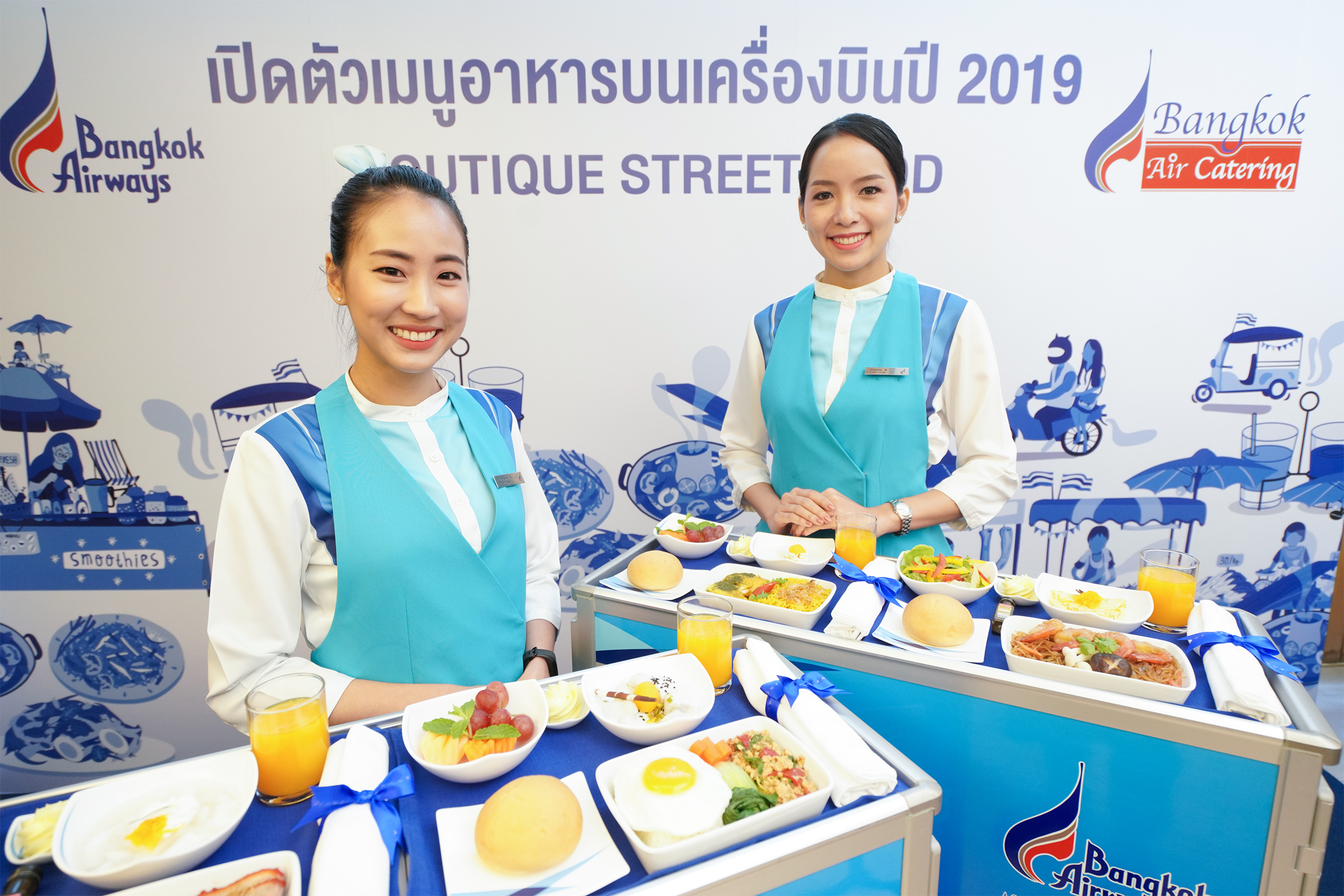 曼谷航空推出2019年全新客舱菜单 主打&ldquo;精品街头美食&rdquo;概念