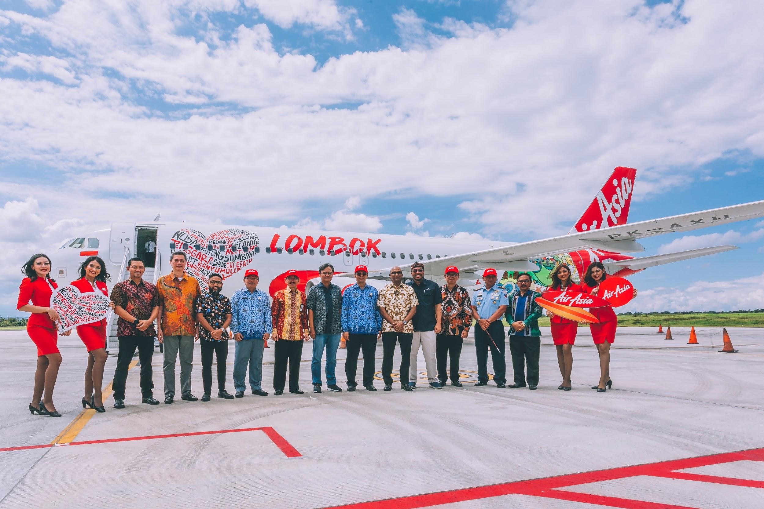 亚洲航空新增印尼龙目岛航空枢纽