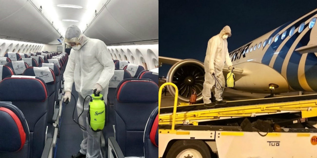 埃及航空加强客舱和机场区域清洁消毒 做好新冠肺炎疫情防控