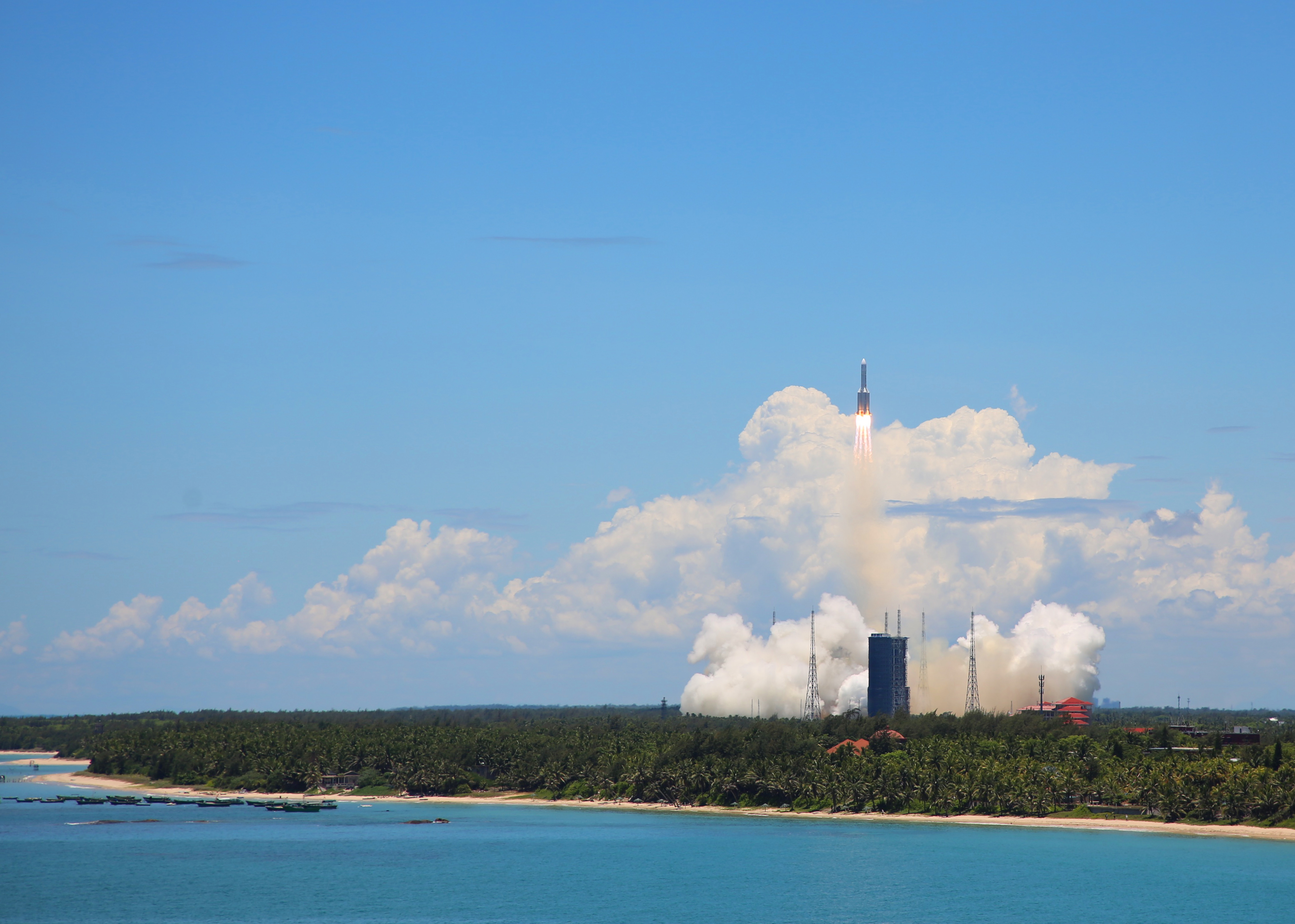 &ldquo;天问一号&rdquo;探测器发射圆满成功，文昌鲁能希尔顿酒店是最佳观测点之一