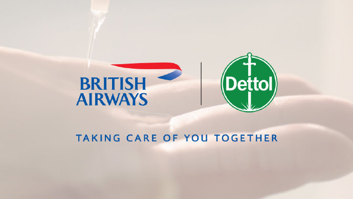 英国航空与卫生品牌滴露开启合作为旅客守护健康