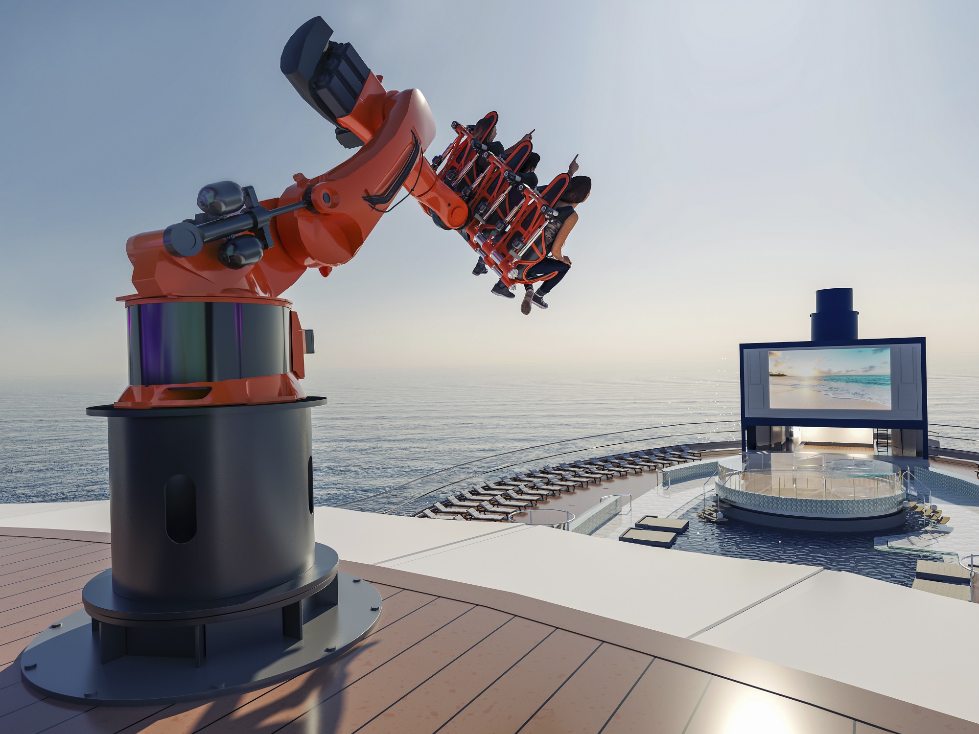 科技+冒险！MSC地中海海逸线号将推出机器人娱乐设施