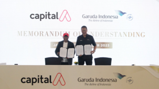 Capital A 与印尼鹰航集团建立合作伙伴关系 加强全球航空生态系统