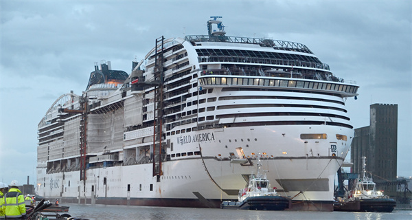 MSC地中海邮轮与法国大西洋船厂共庆“世界”级邮轮造船项目两大里程碑