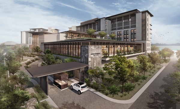 下龙湾首间豪华度假村 - 洲际下龙湾度假酒店预计2025年夏季隆重开幕